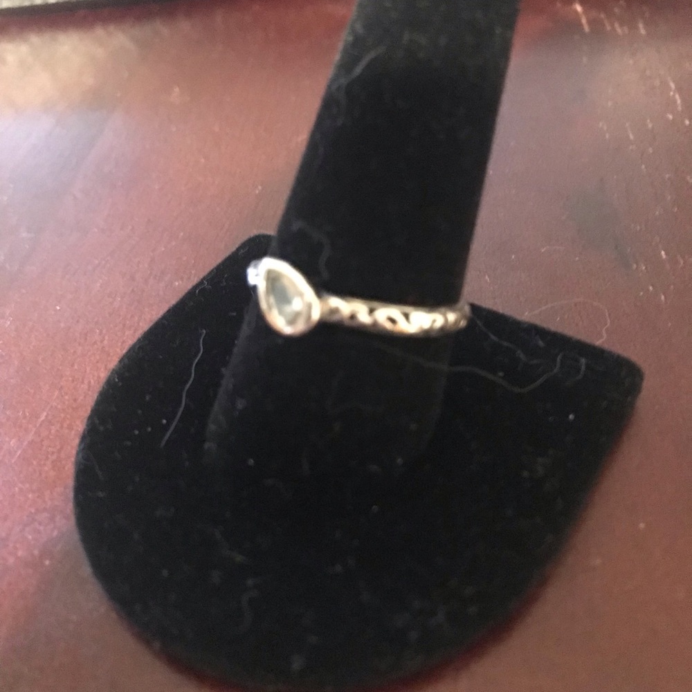Tear drop ring